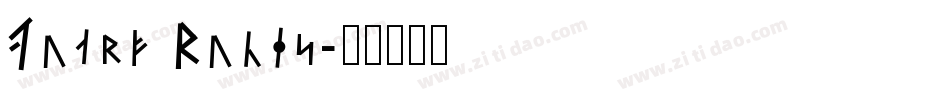 Dwarf Runes字体转换